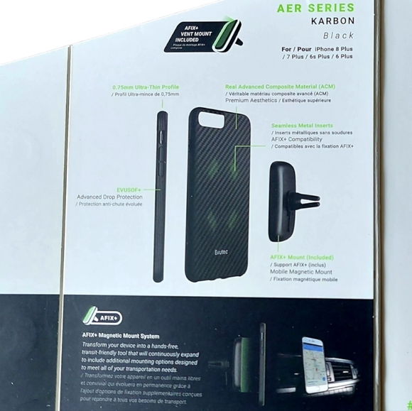 IPhone 8 phone plus case - BLACK - Picture 3 of 4